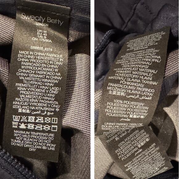 Sweaty Betty Pro Lite Performance Salopette Size US/8 - Picture 14 of 16